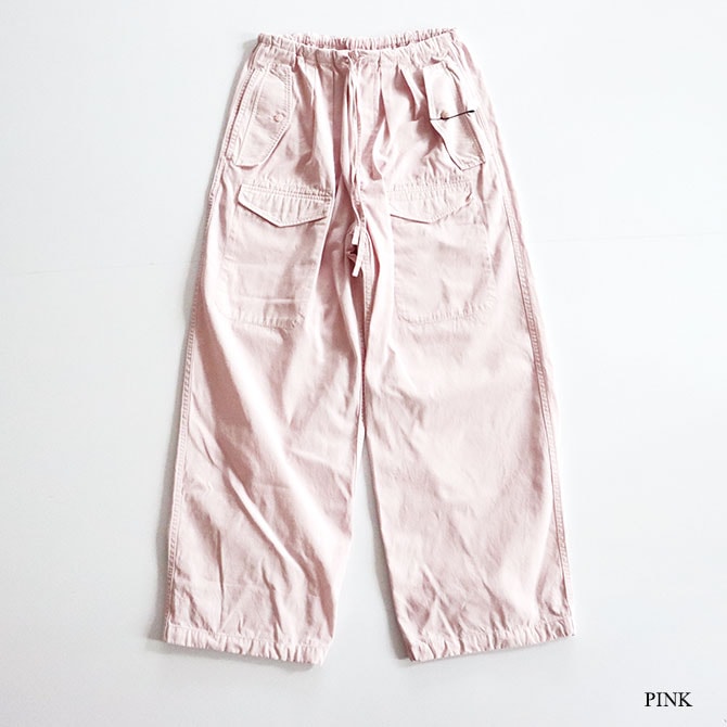 極美品✨24SS ティッカ TICCA コットン カーゴパンツ 水色 F 現行 TICCA (ティッカ) カーゴワイドパンツ