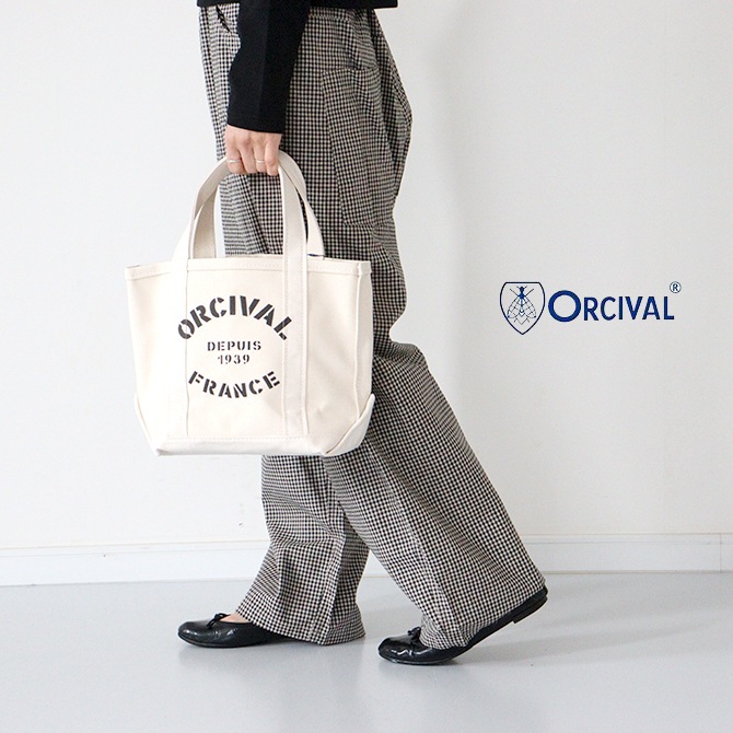 送料無料】ORCIVAL[オーチバル・オーシバル] No.4 HANPU PRINT TOTE