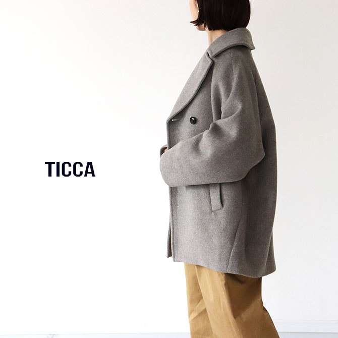 TICCA ティッカ ショートピーコート おっさ スピック&スパン 【TICCA