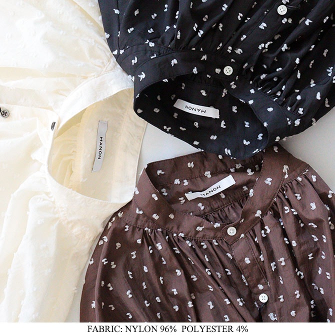 送料無料】【ネコポス発送】【2025AW】MANON [マノン] ナイロンドット