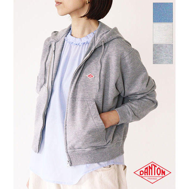 送料無料】【2025SS】DANTON[ダントン] COTTON TERRY ジップ