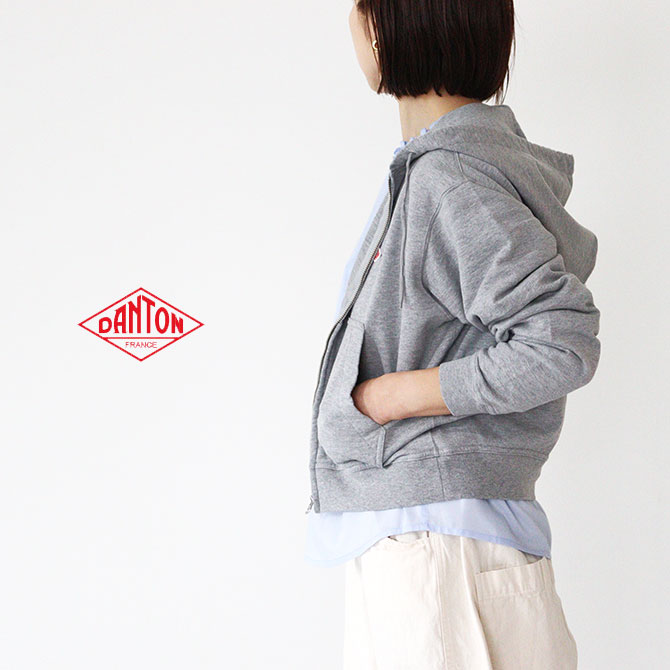 送料無料】【2025SS】DANTON[ダントン] COTTON TERRY ジップ