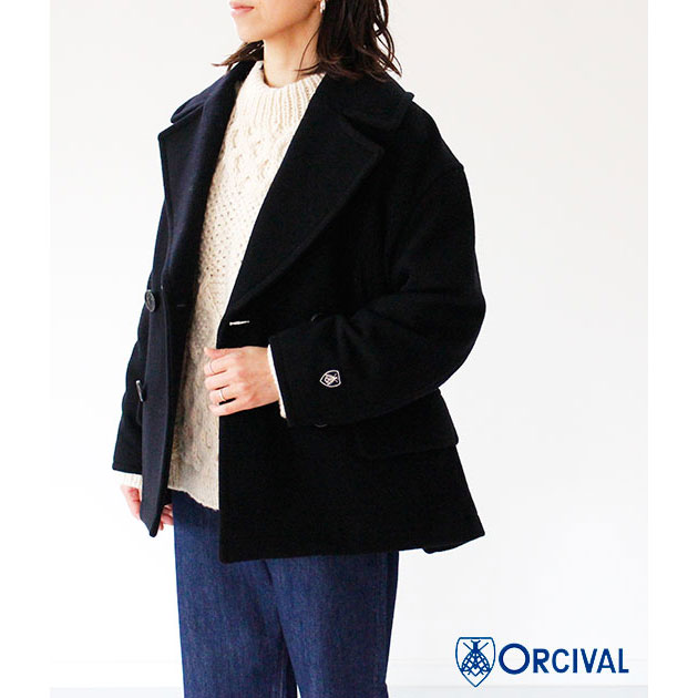送料無料 21aw Orcival オーチバル オーシバル ライトモッサ ショートpコート Or A0067 Nlm Lady S Franc Bonn Online Store