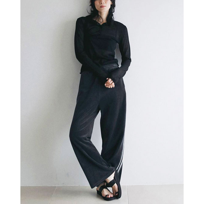 送料無料】【2026AW】anuke[アンヌーク] Velour Track Pants ベロア