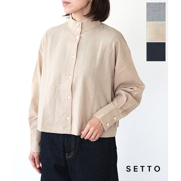 送料無料】【ネコポス発送】【2025AW】SETTO [セット] OKKAKE SHIRT
