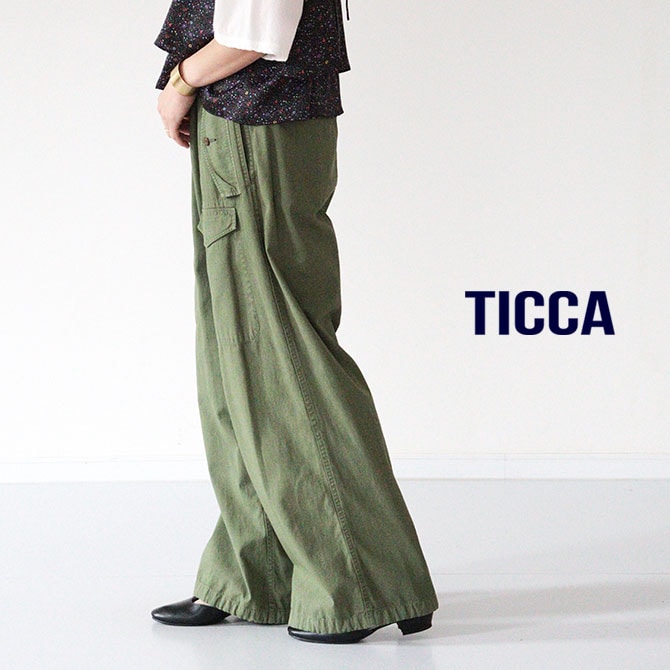 送料無料】【2026SS】TICCA[ティッカ] カーゴパンツ TBFS-061 | LADY'S