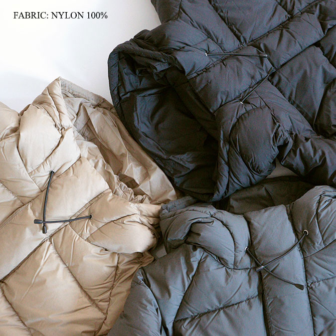 送料無料】【2025AW】Gymphlex [ジムフレックス] NYLON TAFFETA ダウン