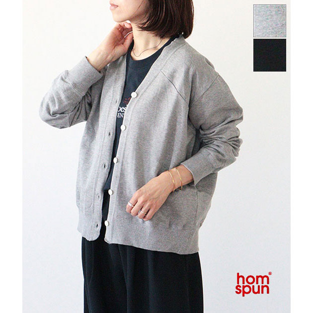 送料無料】【2025AW】homspun[ホームスパン] コンパクト裏毛