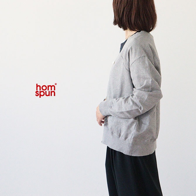 送料無料】【2025AW】homspun[ホームスパン] コンパクト裏毛