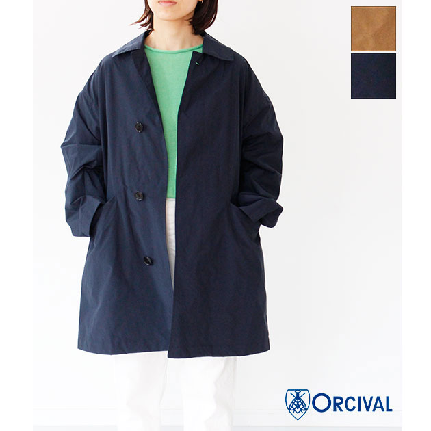 送料無料 Orcival オーチバル オーシバル P N Taffeta ステンカラーコート Rc 8124 Npn Lady S Franc Bonn Online Store