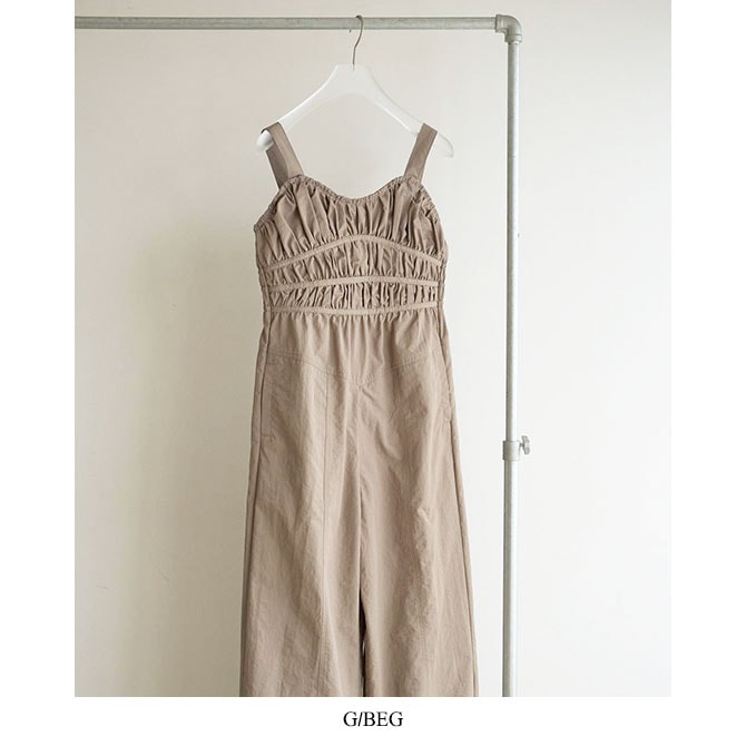 送料無料】【2026AW】anuke[アンヌーク] Gather Wide Combinaison