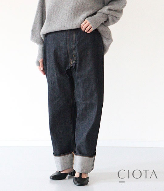 送料無料】CIOTA[シオタ] 12.5oz 反応染めハイライズドデニム PTLM