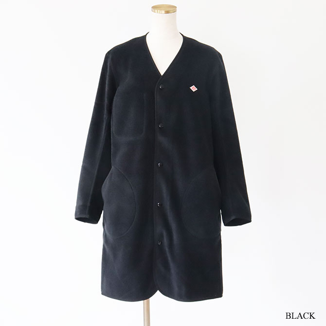 送料無料】DANTON[ダントン] FLEECE カラーレスコート