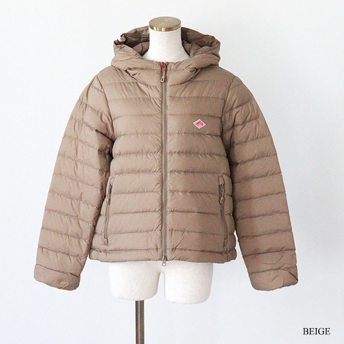 DANTON (ダントン) ダウンフーディージャケット ◇[DT-A0563NRP]DANTON(ダントン) ナイロンタフタミドルダウンフード