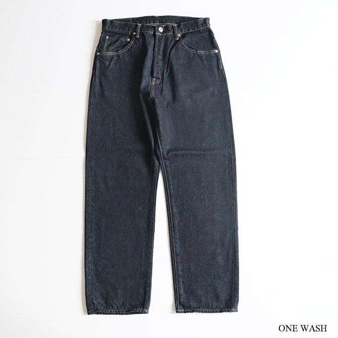 送料無料】【2026AW】HATSKI [ハツキ]Loose Tapered Denim -One Wash
