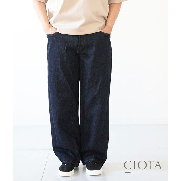 送料無料】【2026SS】CIOTA[シオタ] Baggy 5 Pocket Pants PTLM-25BG