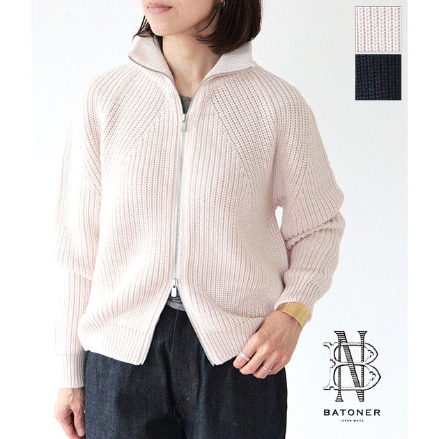 送料無料】【2025AW】BATONER[バトナー] SSIGNATURE DRIVERS KNIT