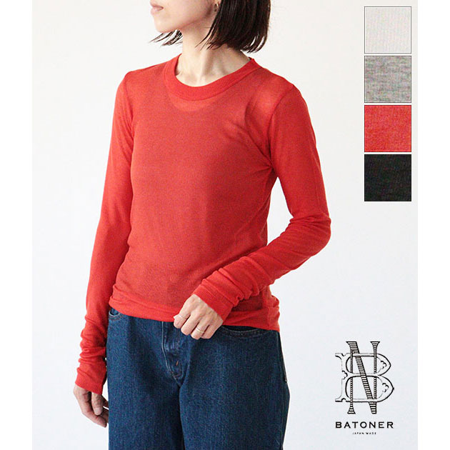 BATONER バトナー　別注　ポロシャツ　赤　超美品　タグあり BATONER バトナー 別注 ポロシャツ 赤 超美品 タグあり BATONER