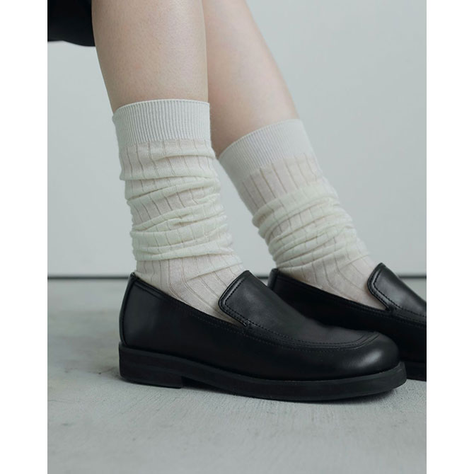 Ecoleather Loafers anuke アンヌーク　ローファー　38 送料無料】【2025AW】anuke[アンヌーク] Ecoleather Loafers