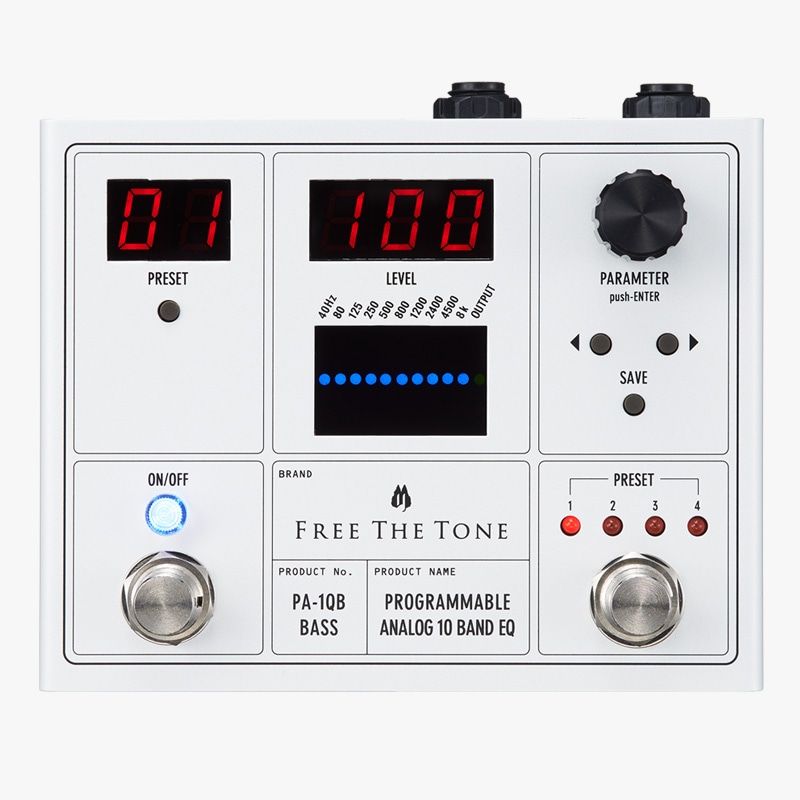 ギター FREE THE TONE / PA-1QB PROGRAMMABLE ANALOG 10 BAND EQ PA-1QBのページ｜FREE THE TONE