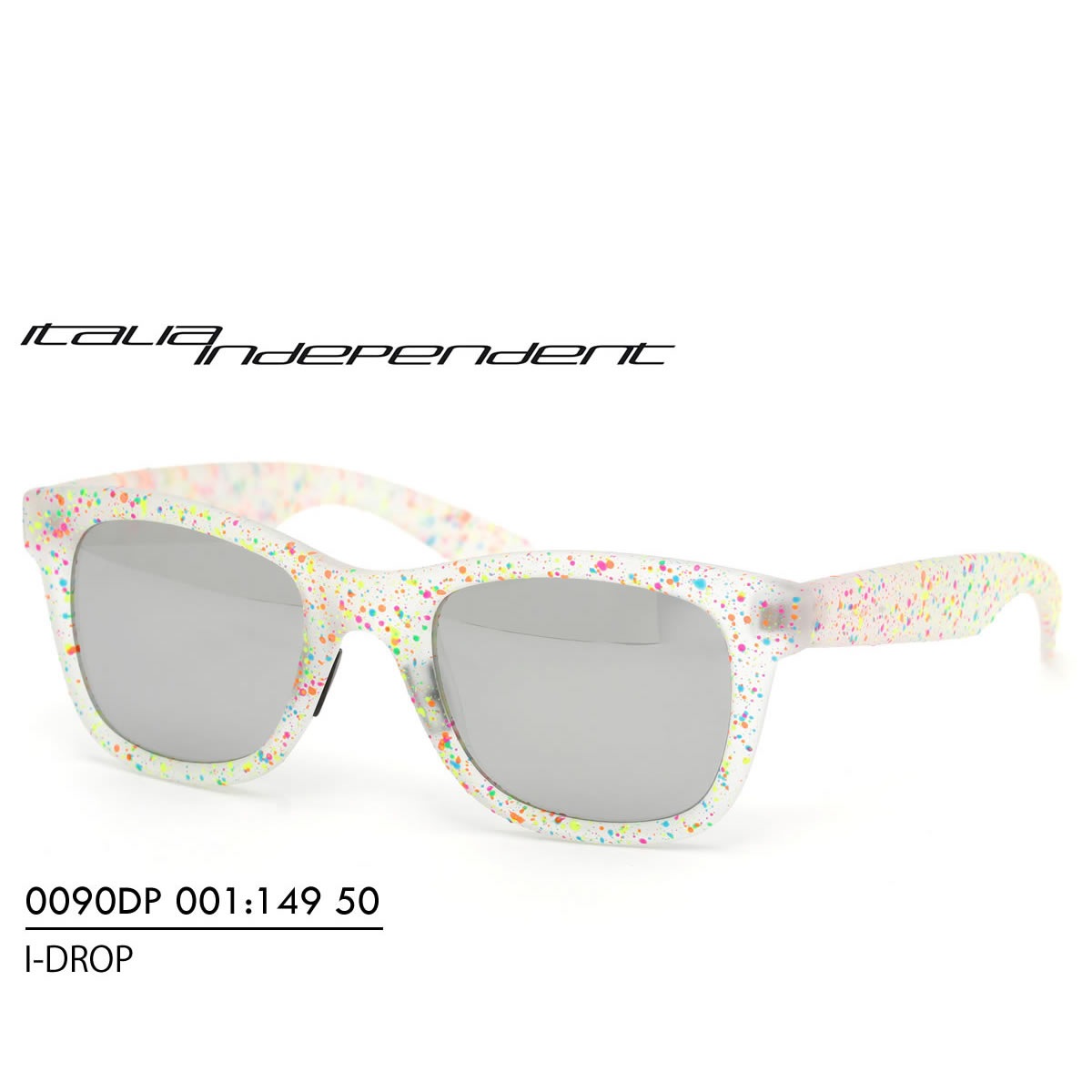 14時までのご注文は即日発送 イタリアインディペンデント国内正規品販売認定店 0090DP 001:149 50サイズ Italia Independent イタリアインディペンデント サングラス メンズ レディース あす楽対応 LOS30