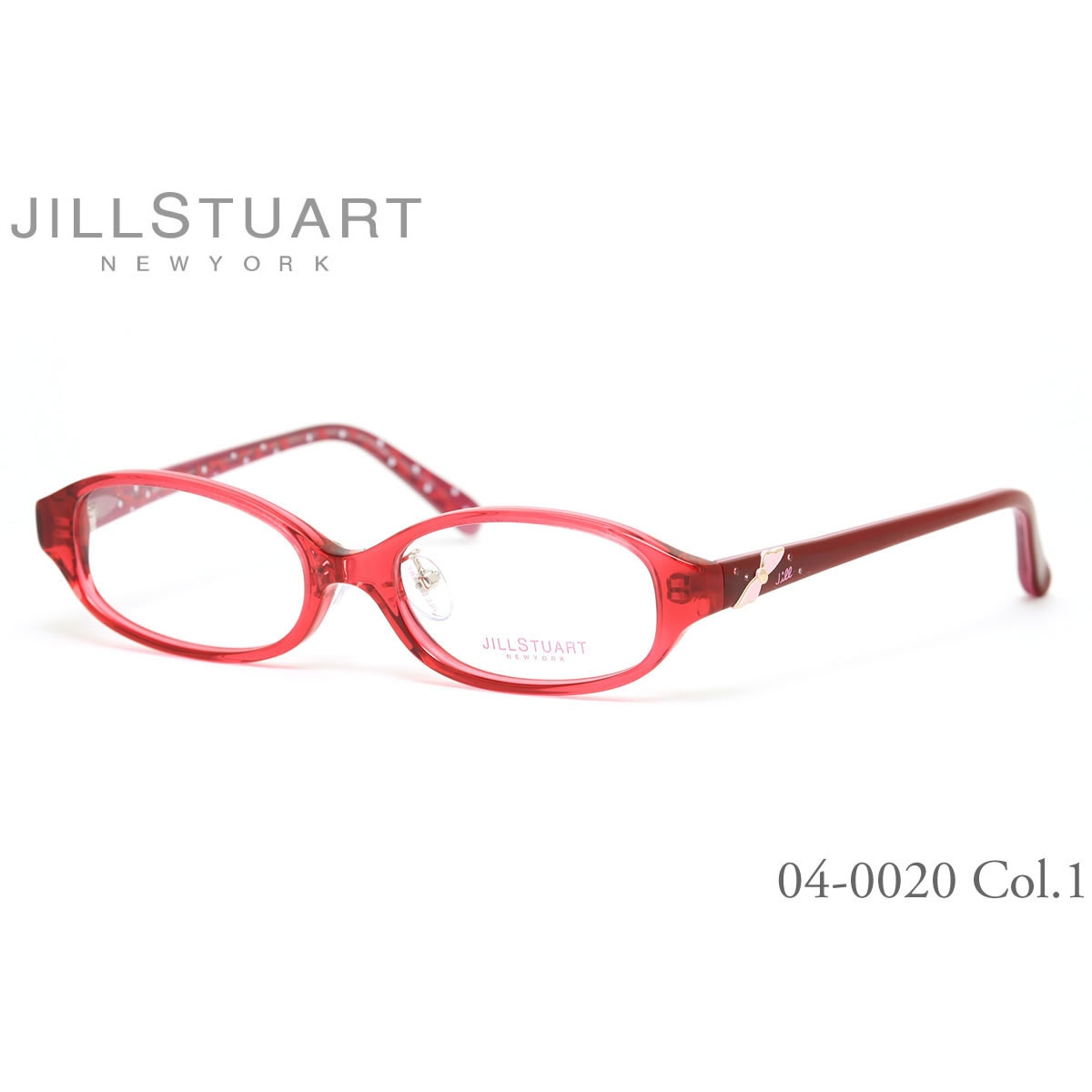 14時までのご注文は即日発送 04-0020 01 49サイズ JILL STUART NEW YORK ジルスチュアート ニューヨーク メガネ 子供用 キッズ用 伊達メガネ用レンズ無料!! あす楽対応