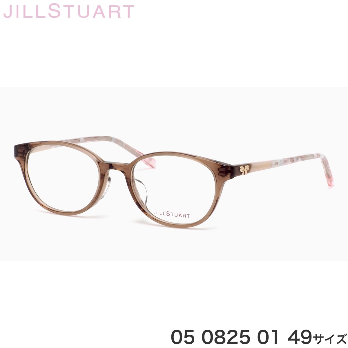 ジルスチュアート JILL STUART メガネ 05-0825 01 49サイズ フェミニン かわいい  リボン パーツ  ジルスチュアートJILLSTUART レディース