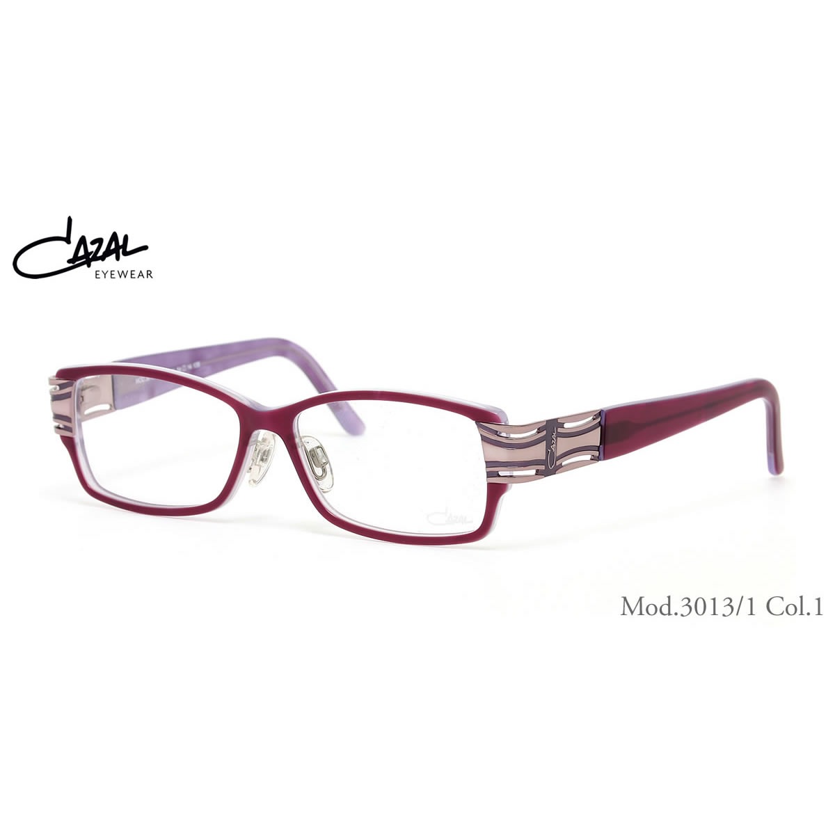 CAZAL カザール メガネ 3013/1 001 54サイズ /CAZAL 伊達メガネレンズ無料 メンズ レディース