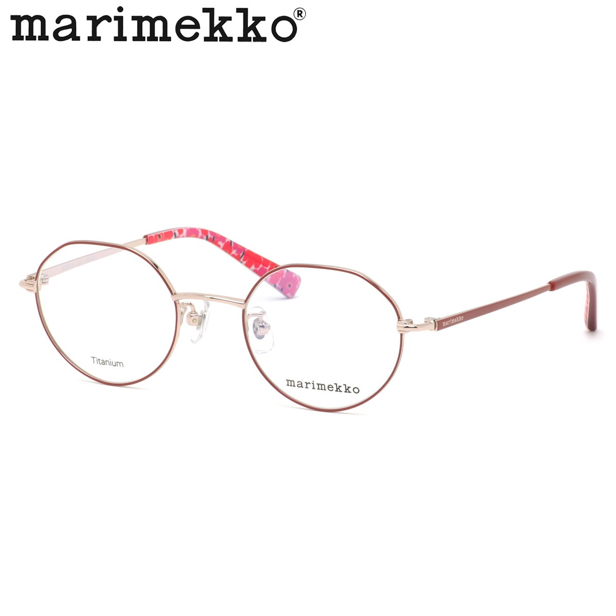 マリメッコ メガネ 32 0055 3 47 Marimekko フラワー Unikko ウニッコ レディース