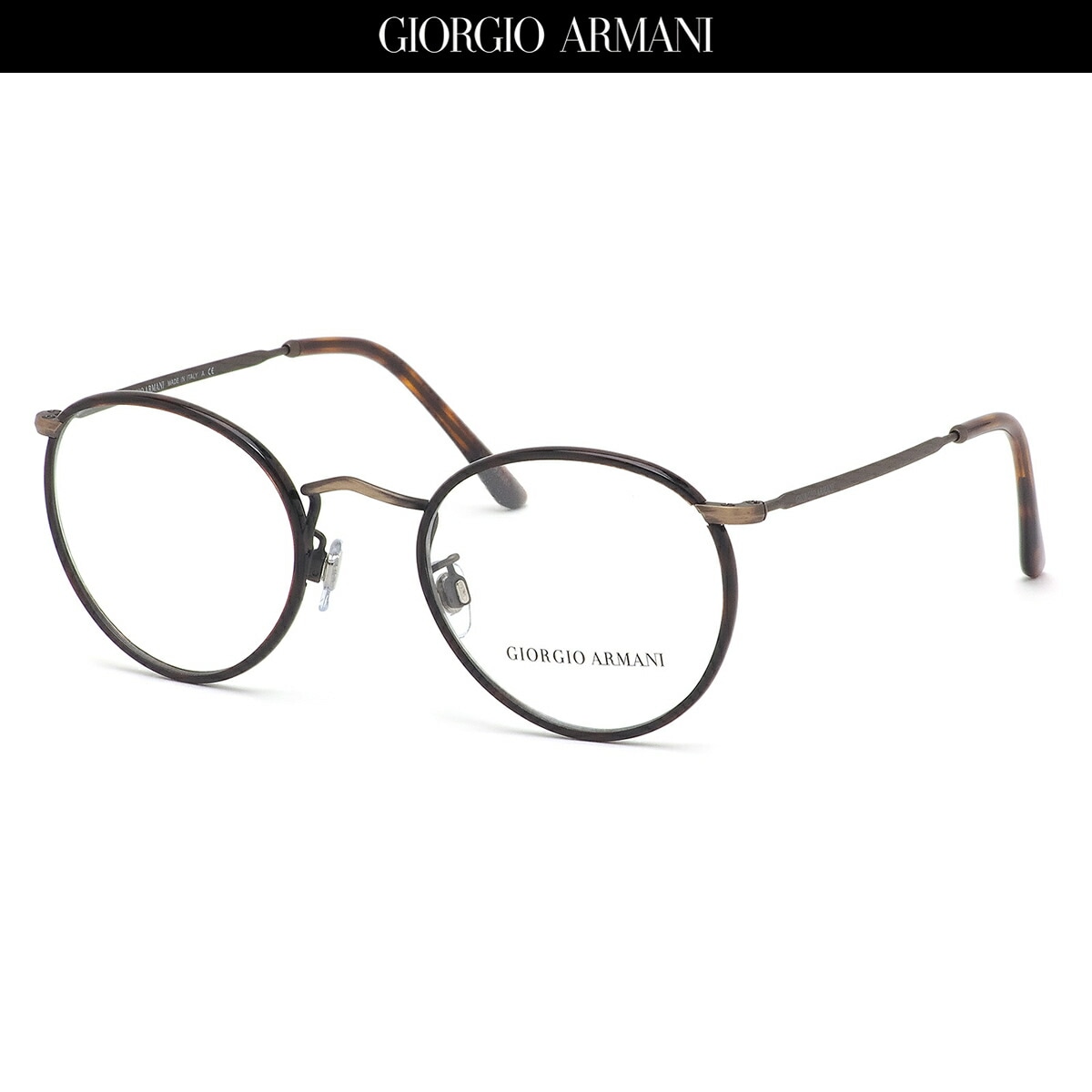 GIORGIO ARMANI ジョルジオアルマーニ メガネ AR112MJ 3259 49サイズ コンビネーション アンティーク ジョルジオアルマーニGIORGIOARMANI メンズ レディース