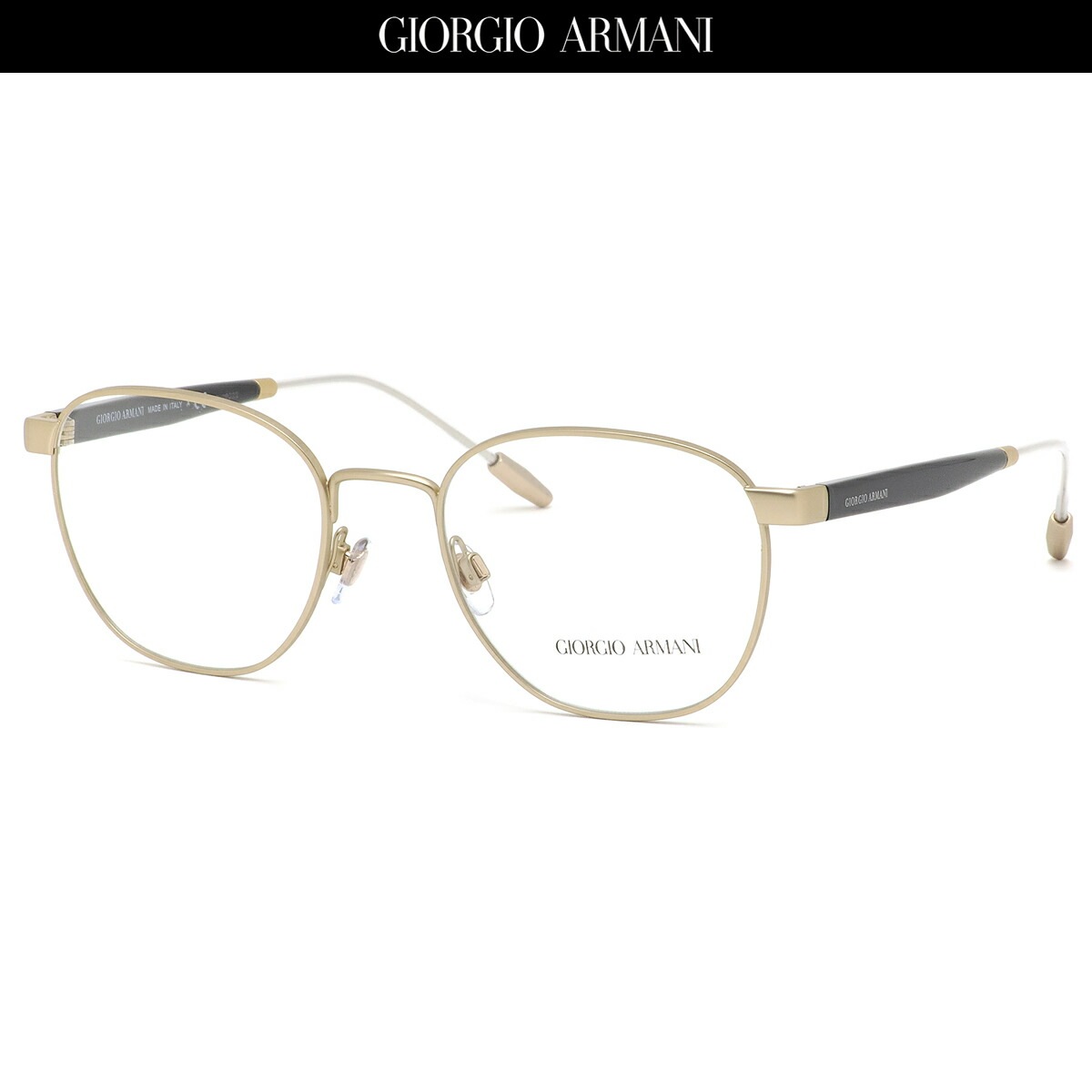 GIORGIO ARMANI ジョルジオアルマーニ メガネ AR5091 3002 52サイズ コンビネーションフレーム 軽い ジョルジオアルマーニGIORGIOARMANI メンズ レディース