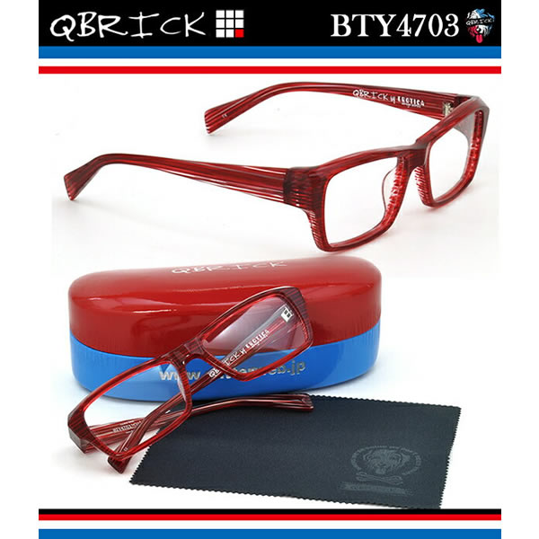 Qbrick キューブリック メガネ フレーム /BTY4703 54サイズ /キューブリック QBRICK EROTICA エロチカ コラボ メンズ レディース