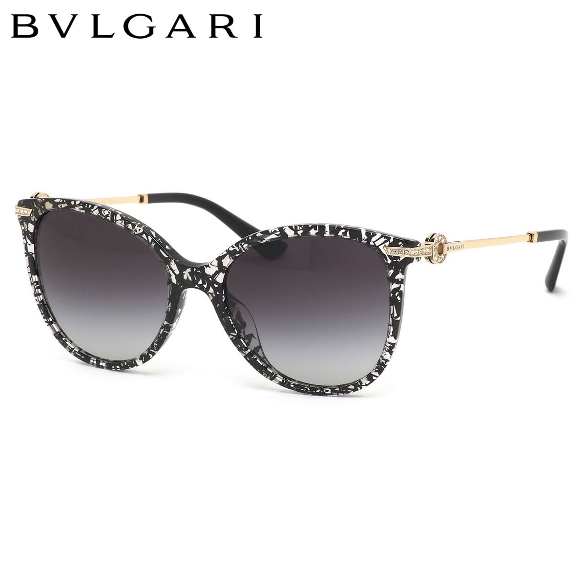 ブルガリ BVLGARI サングラス /BV8201BF 53768G 55サイズ /ブルガリ・ブルガリ キャッツアイ フェミニン コンビネーション 異素材 フルフィット /ブルガリ BVLGARI レディース