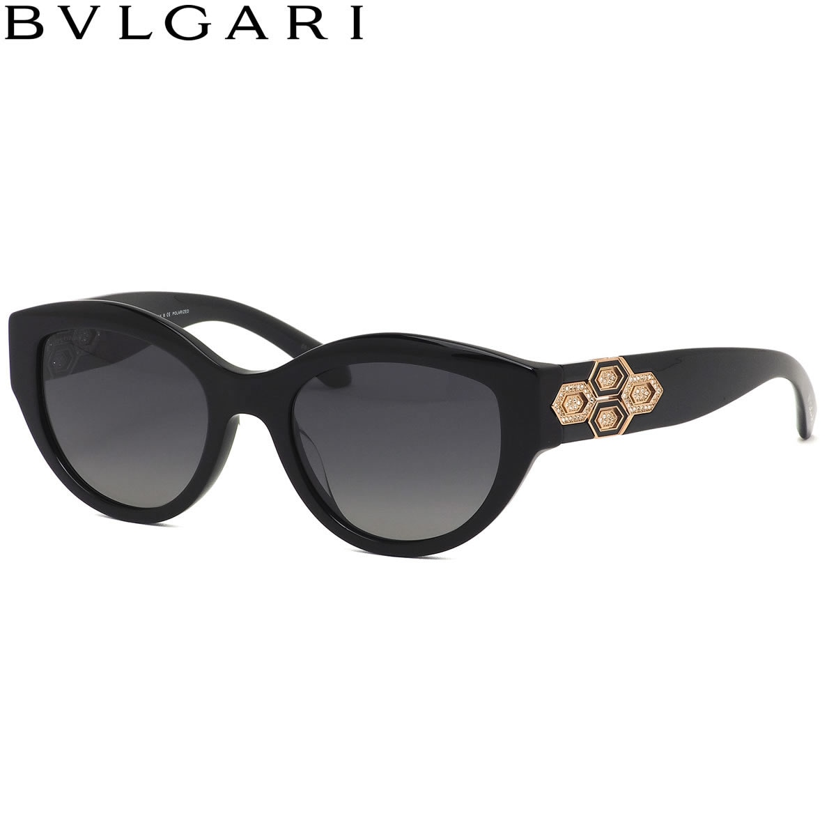 ブルガリ BVLGARI サングラス BV8221BF 501/T3 53サイズ セルペンティ フルフィット 偏光レンズ made in Italy  レディースモデル