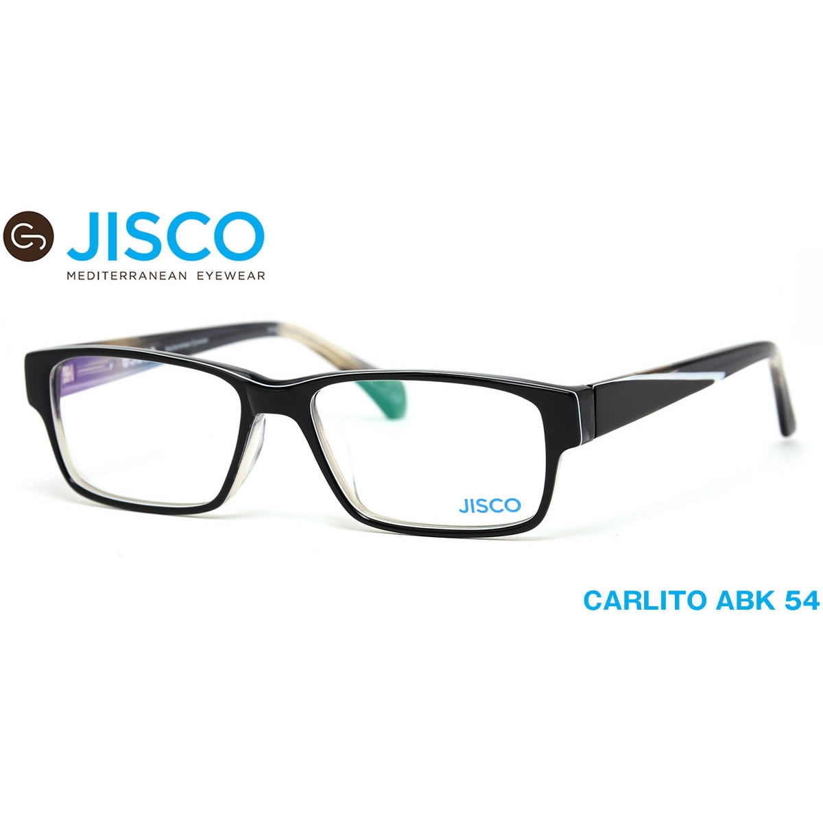 14時までのご注文は即日発送 CARLITO ABK 54サイズ JISCO ジスコ メガネ バネ蝶番 バネ丁番 メンズ レディース 伊達メガネ用レンズ無料!! あす楽対応 LOS40