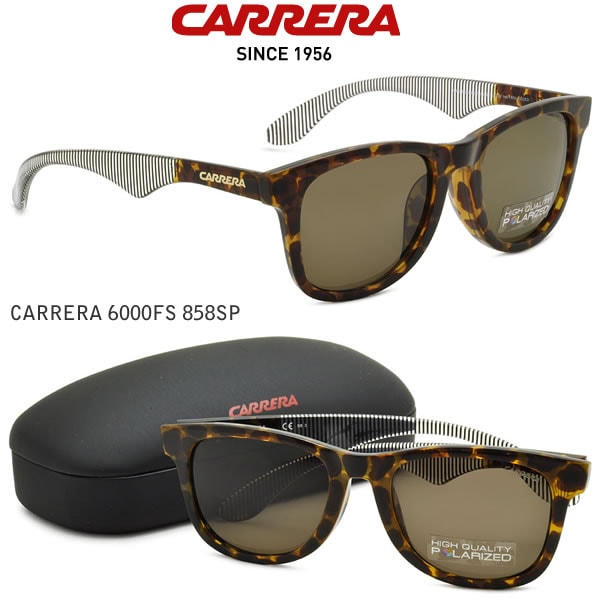 大幅値下げ!! CARRERA カレラ)サングラス CARRERA 6000FS 858SP偏光モデル アジアンフィッティングモデル