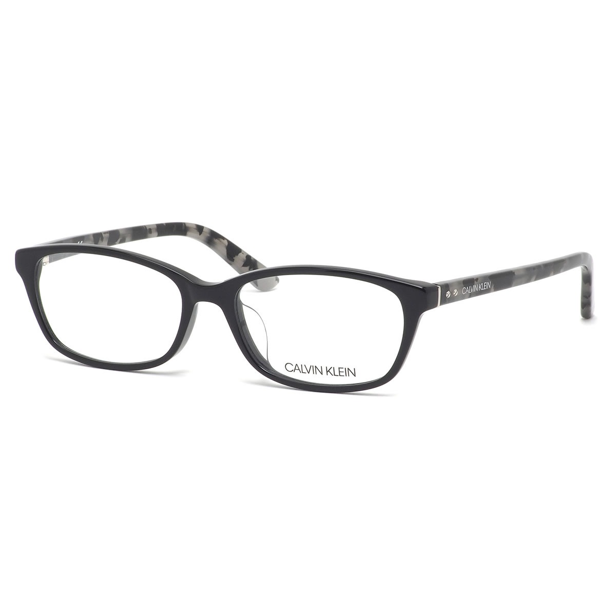 カルバンクライン Calvin Klein メガネ /CK18528A 001 54サイズ /ck スクエア アジアンフィット べっ甲 近視 乱視 遠視 老眼 /カルバンクラインCalvinKlein メンズ レディース