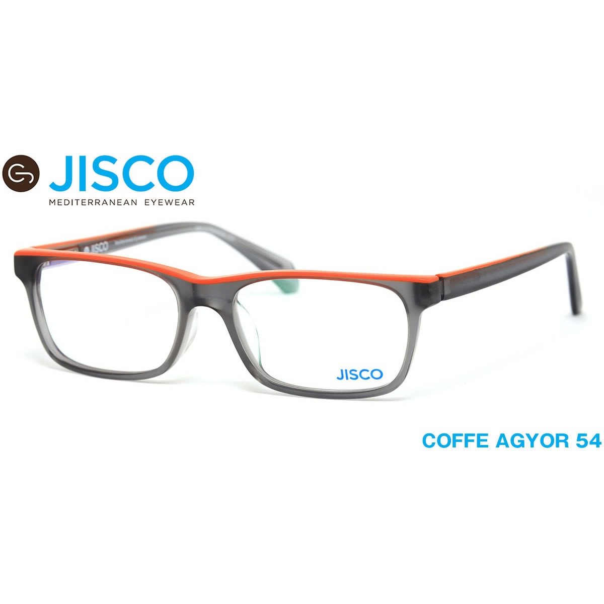 14時までのご注文は即日発送 COFFE AGYOR 54サイズ JISCO ジスコ メガネ バネ蝶番 バネ丁番 メンズ レディース 伊達メガネ用レンズ無料!! あす楽対応 LOS40