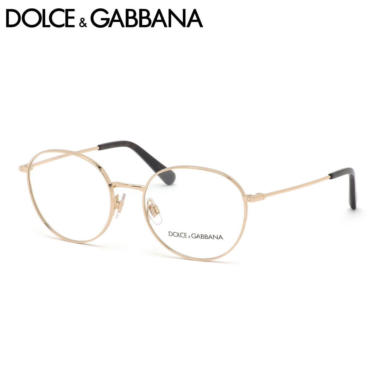ドルチェ&ガッバーナ DOLCE&GABBANA メガネ DG1322 02 53サイズ D&G ドルガバ ラウンド メンズ レディース