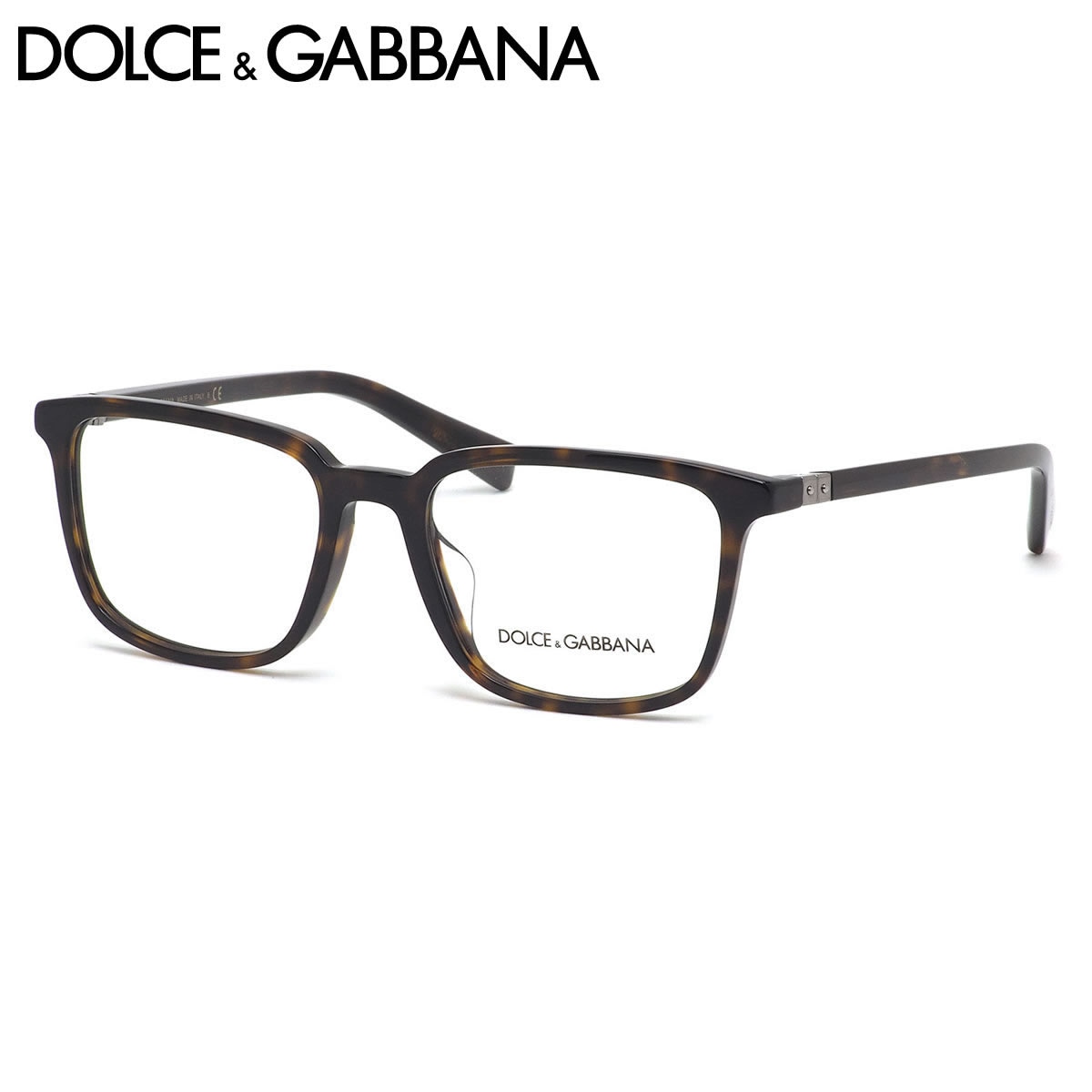 ドルチェ&ガッバーナ DOLCE&GABBANA メガネ /DG3304F 502 54サイズ /D&G スクエア べっ甲 デミ 茶色 フルフィット 近視 乱視 遠視 老眼 /伊達メガネレンズ無料 メンズ レディース