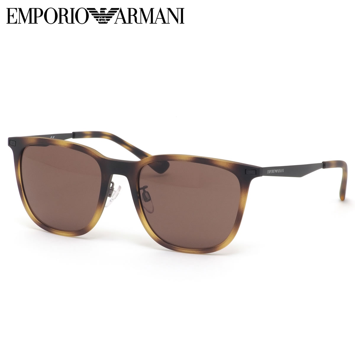 エンポリオアルマーニ サングラス EA4149F 508973 55 EMPORIO ARMANI べっ甲 デミ トータス  艶なし メンズ レディース