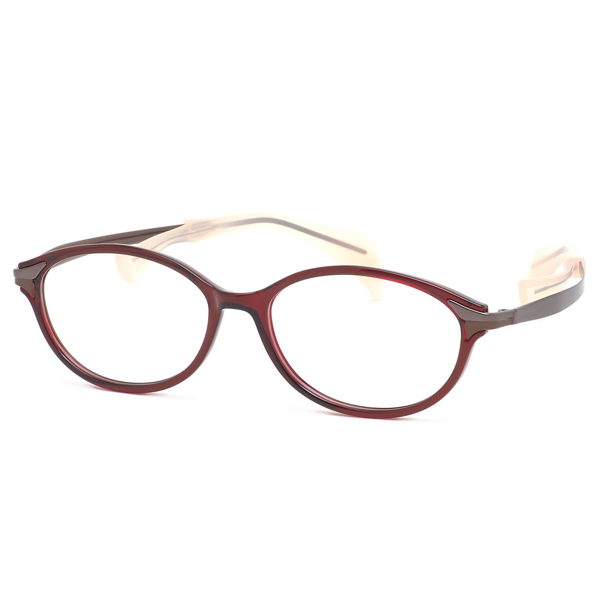 チョコシー Choco See メガネ /FG24506 WI 52サイズ /鼻に跡がつかないメガネ ちょこシー ちょこしー チョコシー 鼻パッドなし βチタン ベータチタン シャルマン CHARMANT /チョコシーChocoSee メンズ レディース