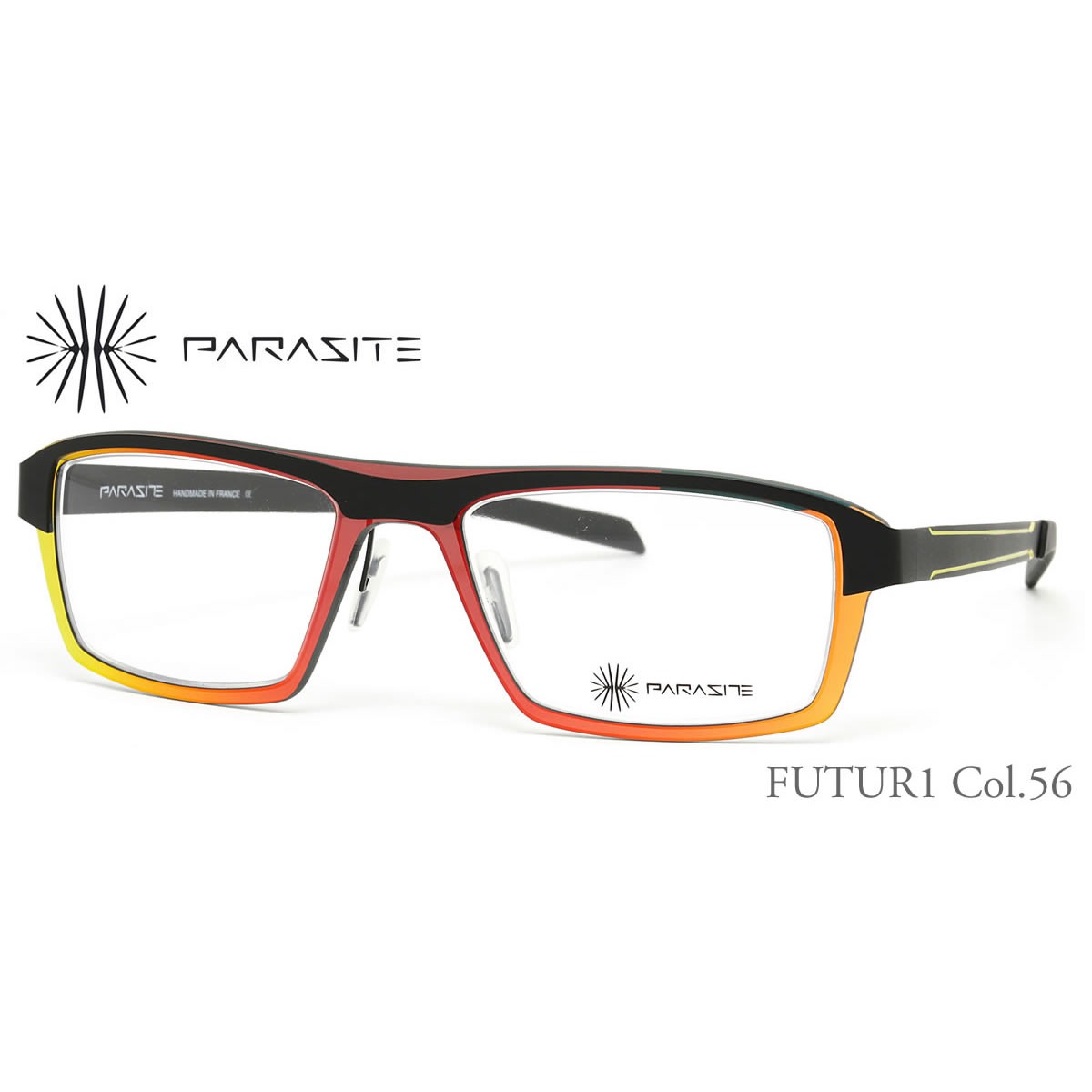 14時までのご注文は即日発送 パラサイト国内正規品販売認定店 FUTUR 1 C56 PARASITE パラサイト) ダテメガネ メンズ レディース 伊達メガネ用レンズ無料!! あす楽対応
