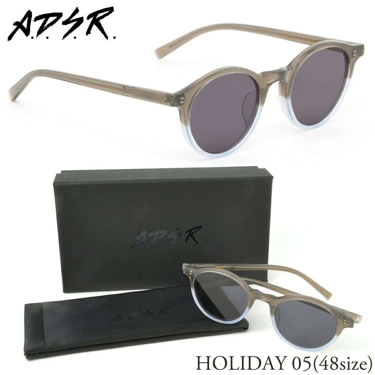 A.D.S.R. エーディーエスアール サングラス /HOLIDAY 05 48サイズ ADSR ボストン / メンズ レディース