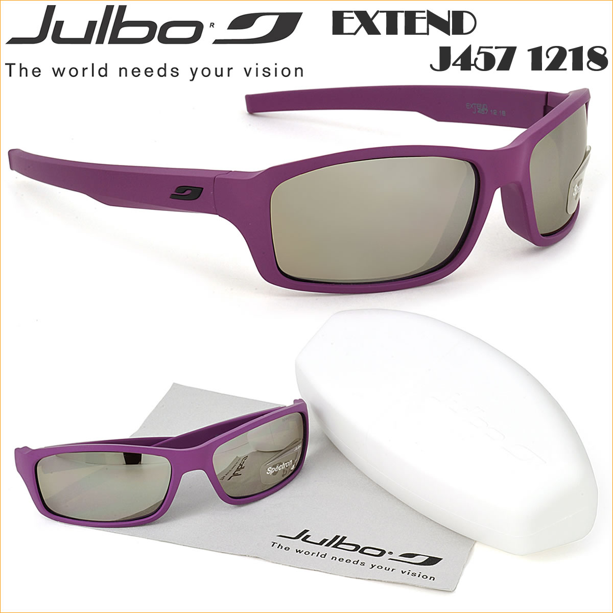 14時までのご注文は即日発送 国内正規販売代理店商品 Julbo キッズサングラス ジュルボ EXTEND J457 1218 子供用サングラス 対象年齢:6歳~10歳 あす楽対応