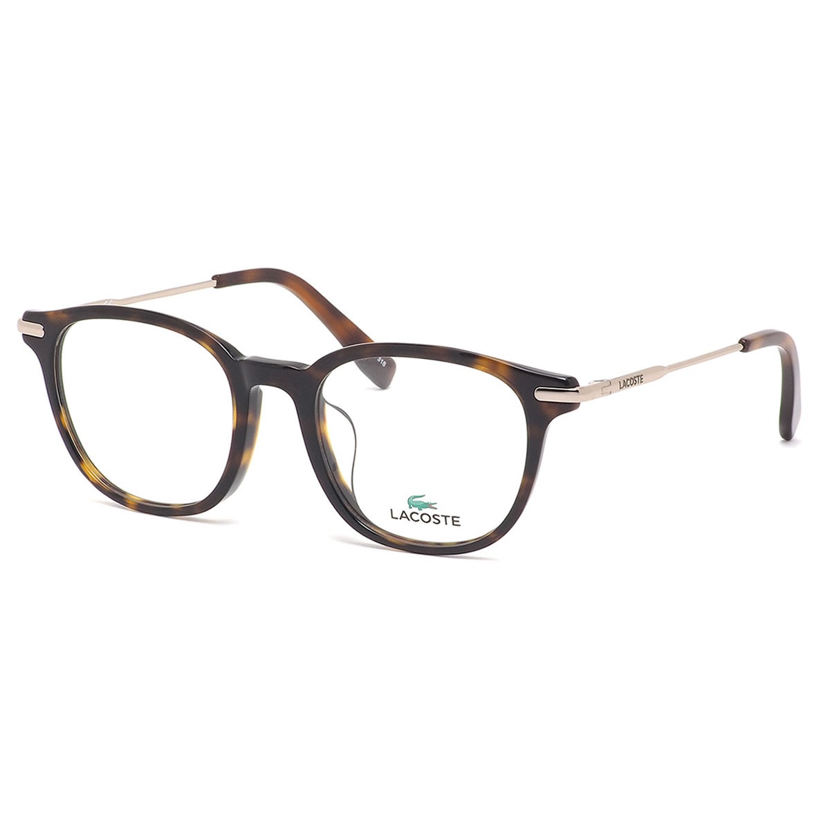 ラコステ LACOSTE メガネ /L2835A 214 50サイズ /ワニ クロコダイル アジアンフィット コンビネーション ウェリントン /メンズ レディース