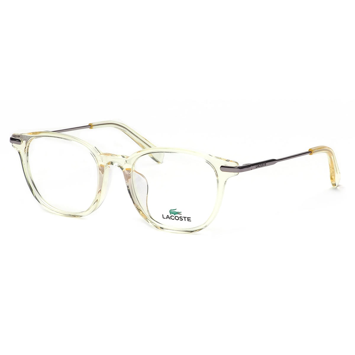 ラコステ LACOSTE メガネ /L2835A 264 50サイズ /ワニ クロコダイル アジアンフィット コンビネーション ウェリントン /メンズ レディース