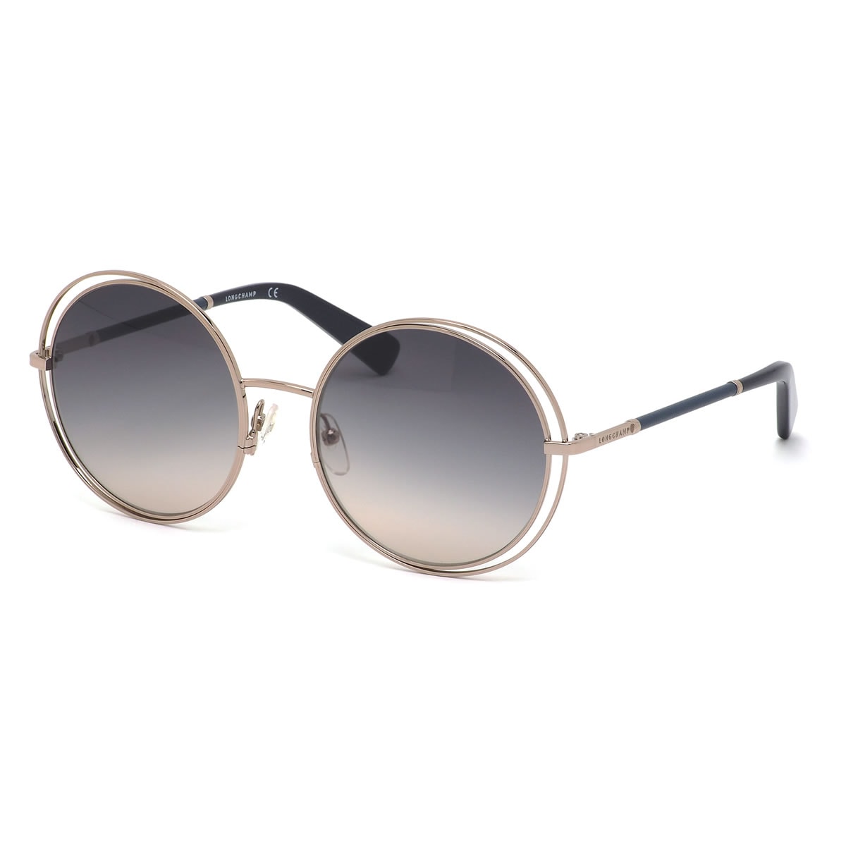 ロンシャン LONGCHAMP サングラス /LO105SL 719 56サイズ /longchamp パリ風 フレンチエレガンス ラウンド紺 フェミニン /レディース