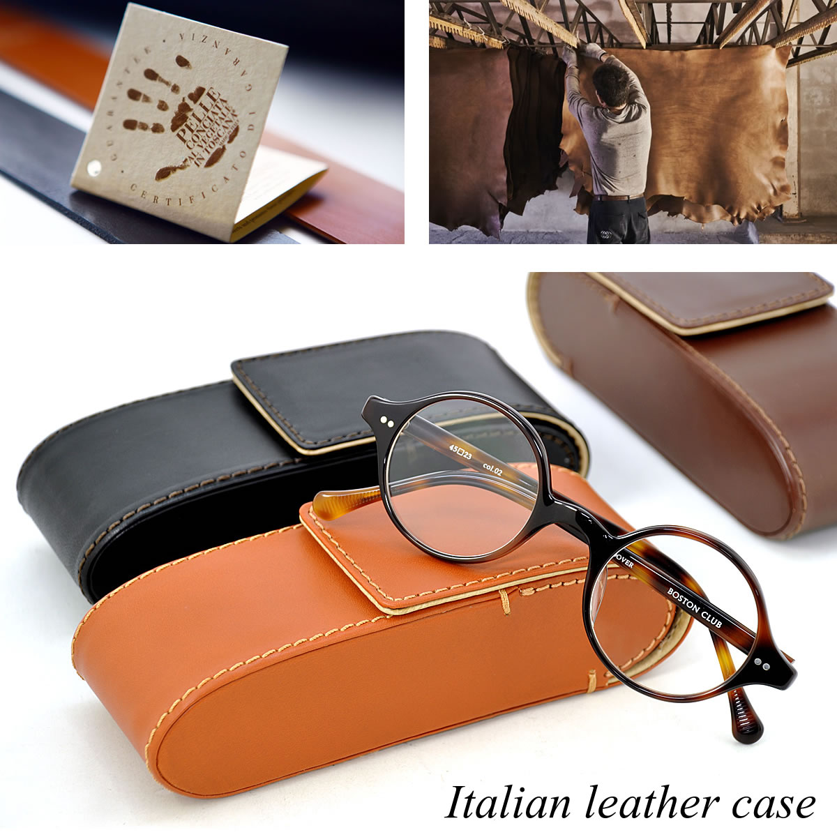 イタリアンレザーケース 本革 メガネケース LV-1926 /めがねケース 眼鏡ケース 革 皮 レザー /母の日 父の日 誕生日 敬老の日 クリスマス プレゼント ギフト お洒落 おしゃれ メンズ [ACC]