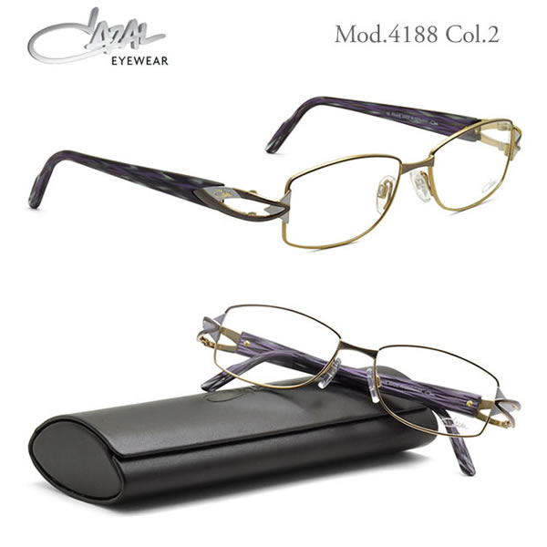 CAZAL カザール メガネ 4188 002 51サイズ /CAZAL 伊達メガネレンズ無料 メンズ レディース